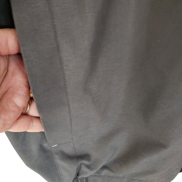 Perry Ellis Portfolio Microfiber Jacket Men Size L Khaki & Taupe Button Full Zip - Picture 14 of 16